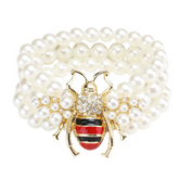 Pearl Bee Bracelet